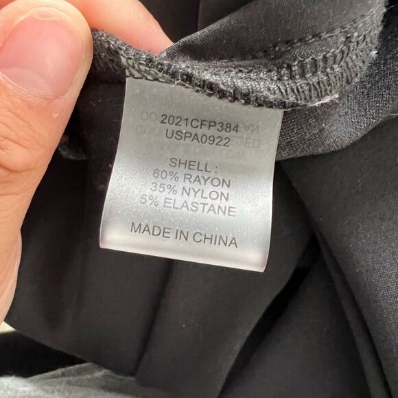 Universal Standard Black Pull-on Pants with Red Stripe-Size XS (10-12) - Picture 8 of 10